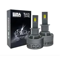 KOBO - Kit Led Iron Black Sapphire H4 - Ampolleta Auto 75W