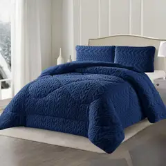 GENERICO - Cobertor Invierno Texturizado Con Chiporro Plumón 1.5 Plazas - Multicolor - 1,5 Plazas