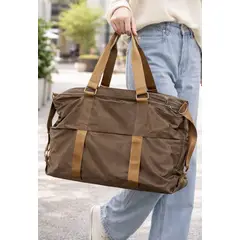 GENERICO - Bolsa De Viaje Avión Aprobado Gran Capacidad Diseño De La Tela Lisa