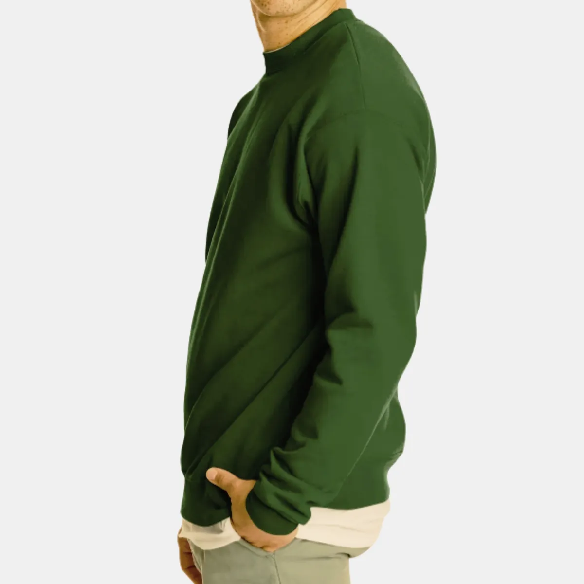 LIKE SHOP - Poleron Hombre Cuello Polo Algodón Verano Sin Diseño Colores Z-13