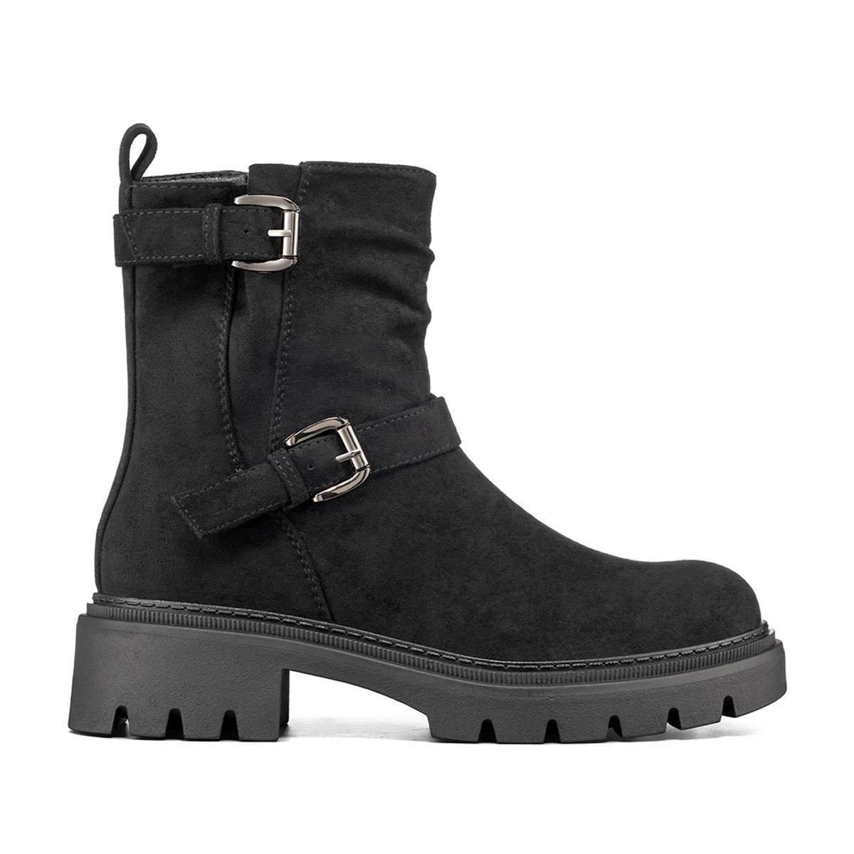 WEIDE - Botín Taco Mujer Casual PU Textil Weide CZY652