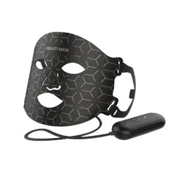 GIOIO - Mascarilla LED de 7 colores fototerapia silicona facial