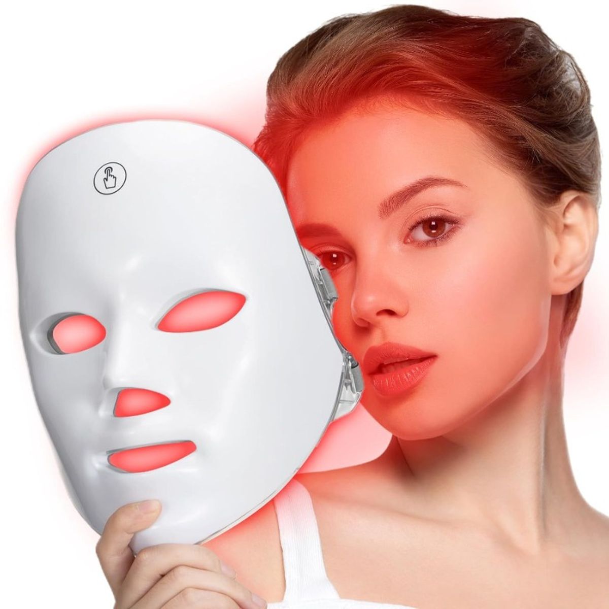 GIOIO - Mascarilla LED 7 colores antiedad fototerapia facial