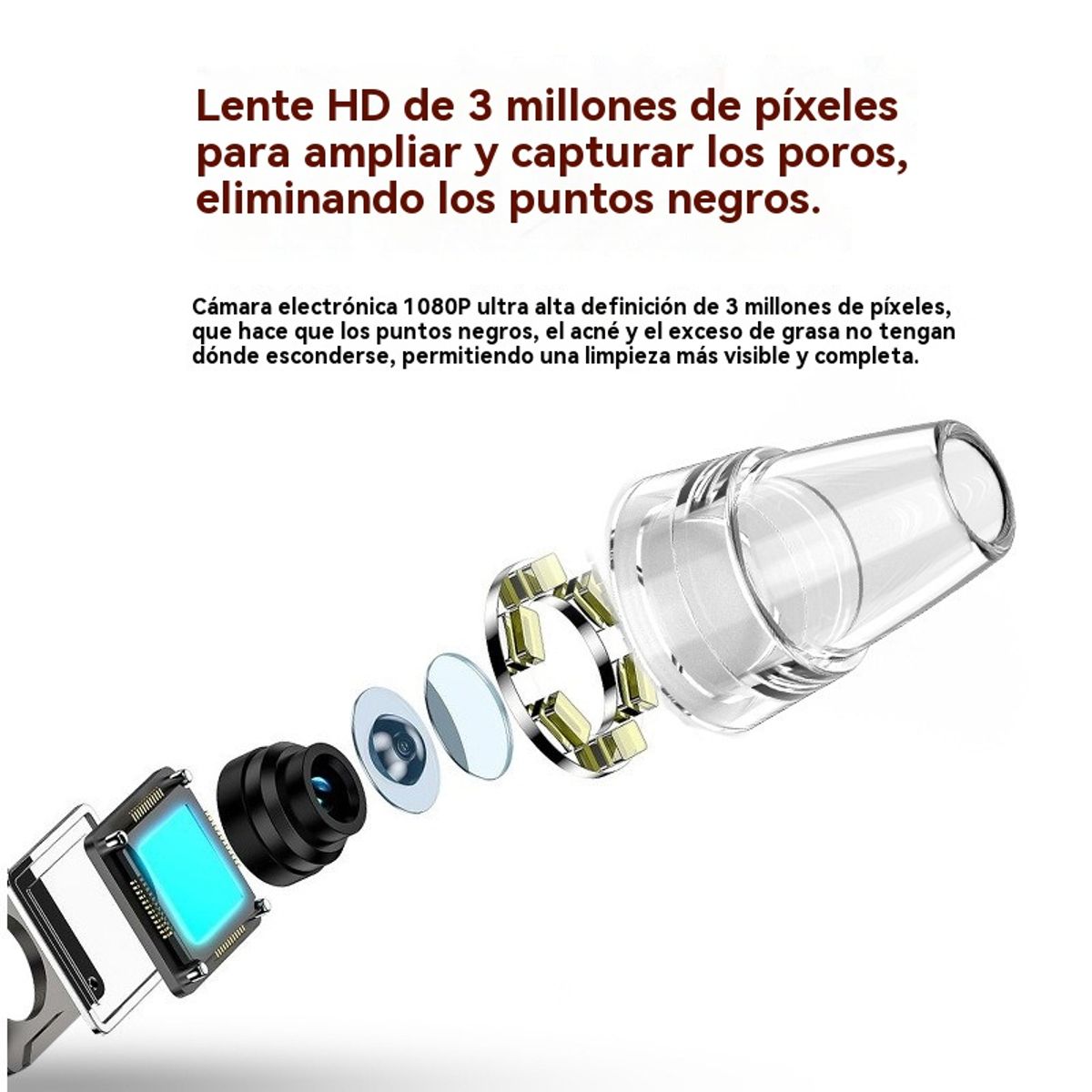 GIOIO - Extractor puntos negros visualización frío calor poros