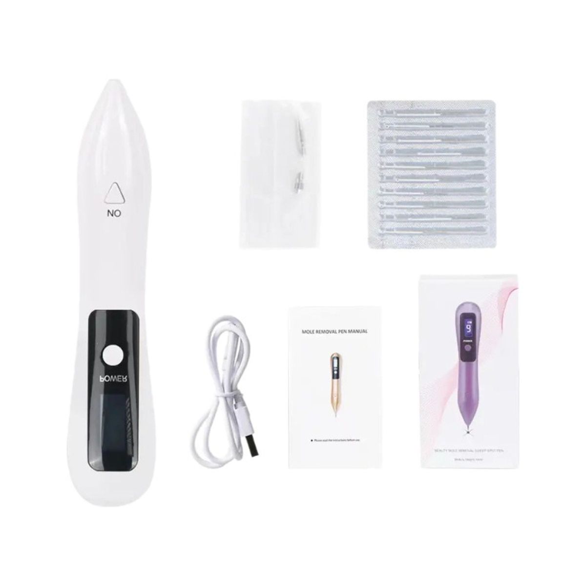 GIOIO - Lápiz de plasma portátil luz azul 9 niveles recargable