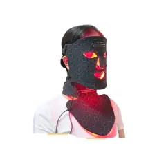 GIOIO - Kit mascarilla LED para rostro y cuello fotones