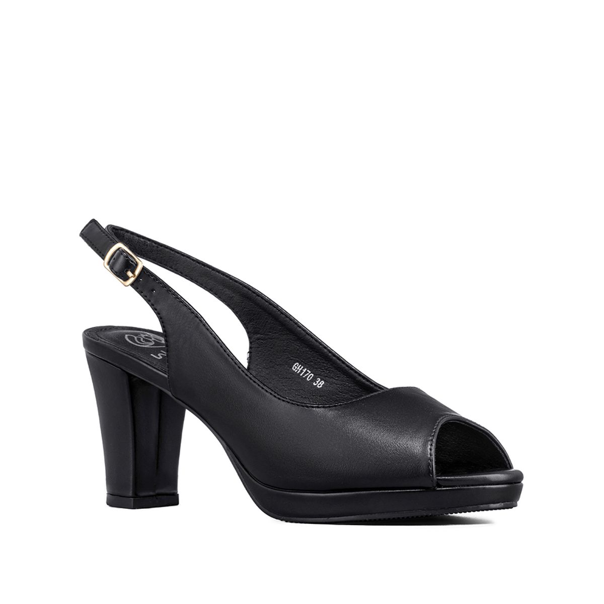 WEIDE - Zapato Elegante Talón Libre Peep Toe Mujer Weide GH170