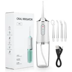 GIOIO - Irrigador dental portátil hilo de agua limpieza bucal