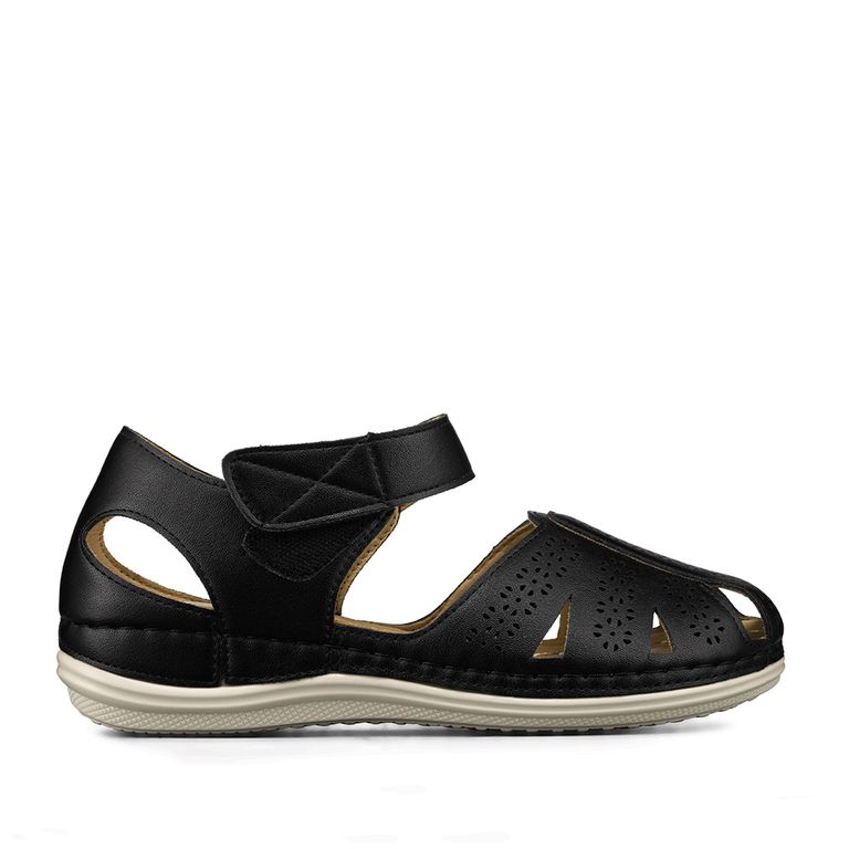 Sandalia Casual Vintage Velcro Soft Mujer JS79