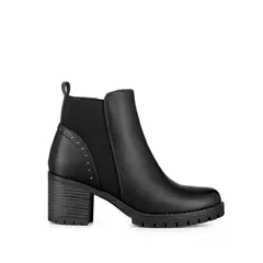 WEIDE - Botin Casual Mujer Vintage Eco Cuero Tacon Alto QBM17