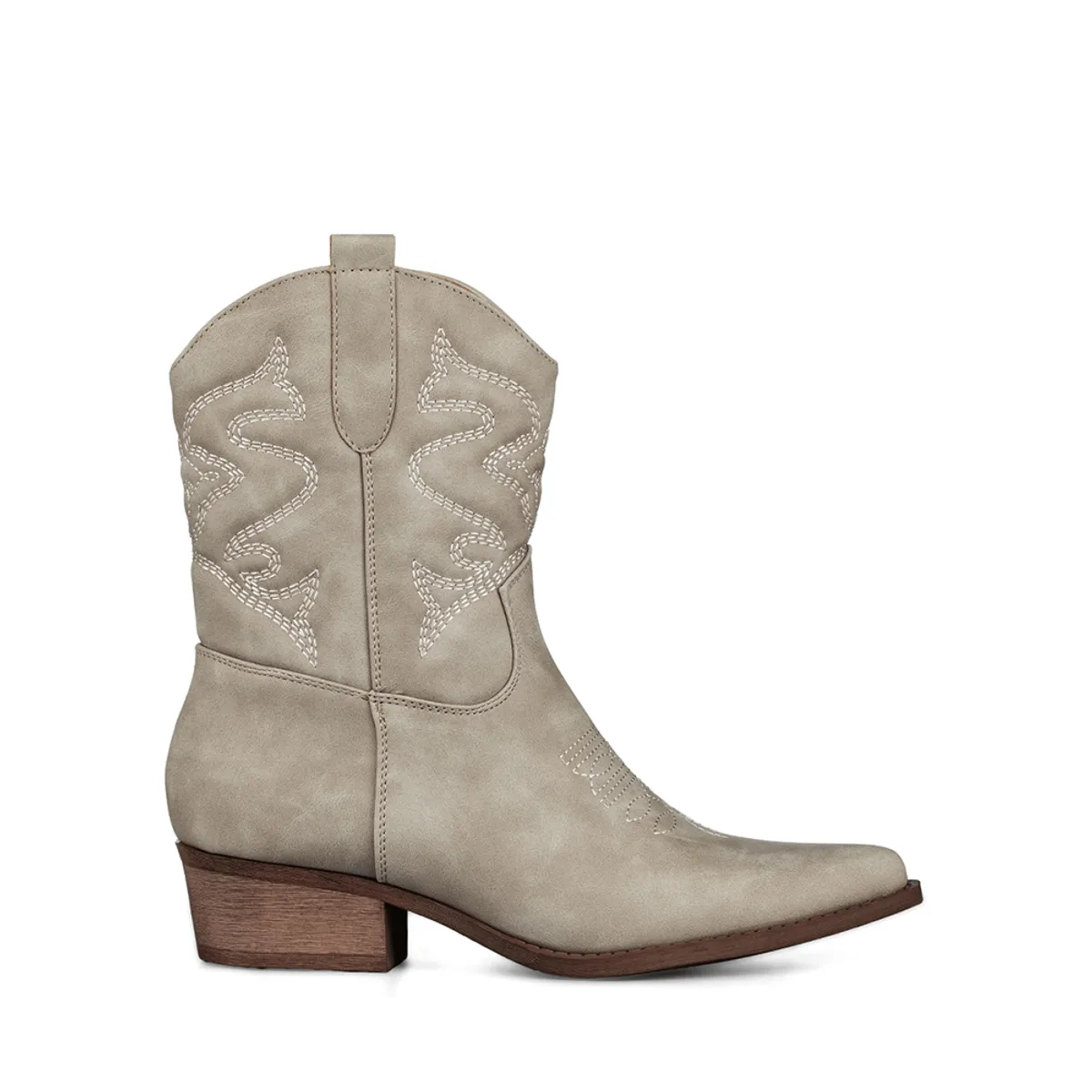 WEIDE - Botin Casual Mujer Moda Vintage Cowboy Bordado Weide QBM20