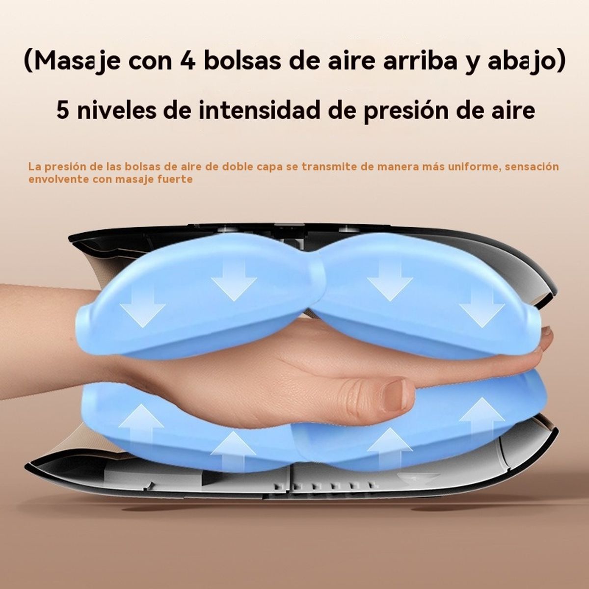 GIOIO - Masajeador Eléctrico de Manos con Calor y Presión de Aire