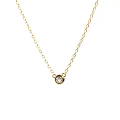 LUX JOYAS - Collar Plata 925 Punto Luz Red