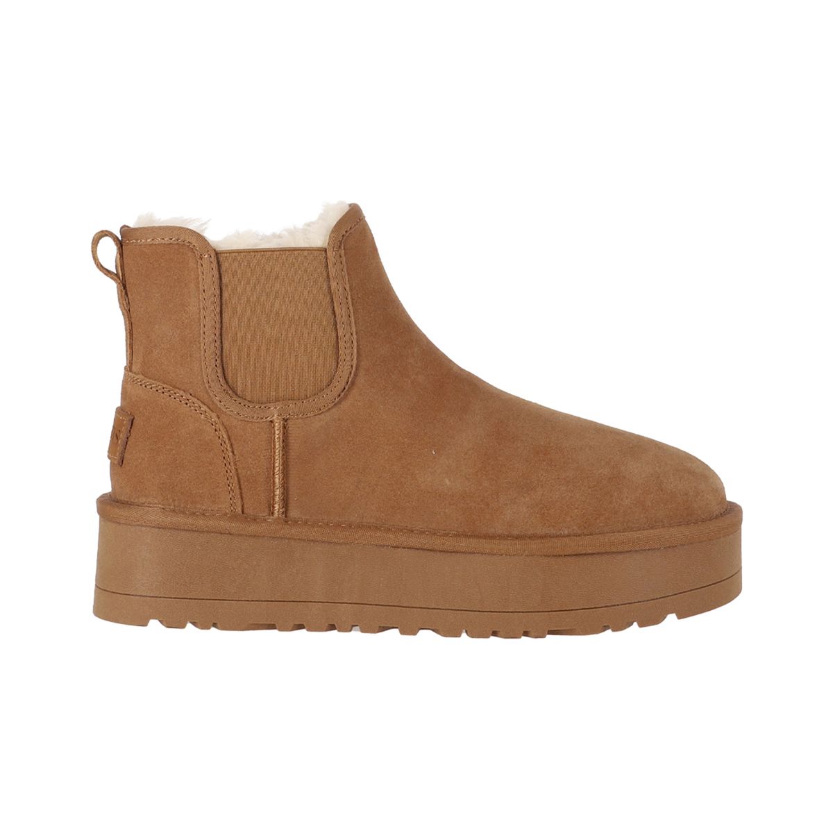 BAMERS - Botas Mujer Chelsea Caramel Plataforma Bamers