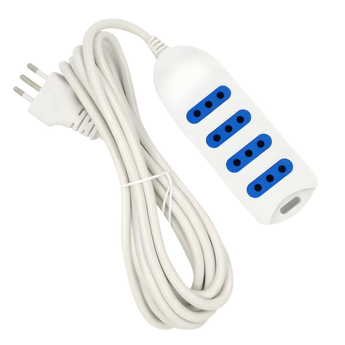 DBLUE - Alargador Electrico 4 Enchufes Certificado SEC Blanco - PS