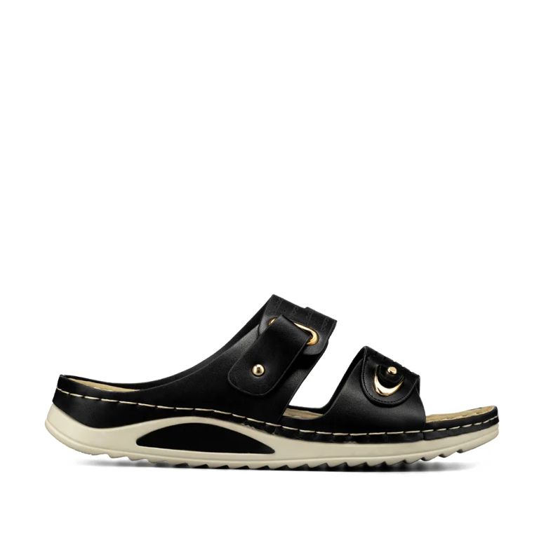 Sandalia Estilo Chala Taco Cu?a Casual Mujer Jn722