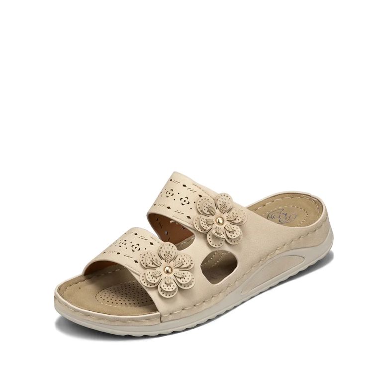 Sandalia Estilo Chala Confort Taco Cua Mujer JN723