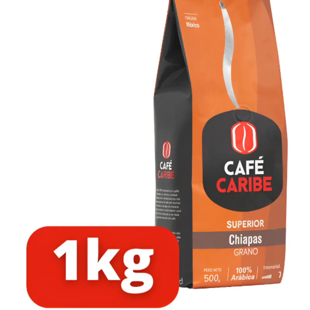 CAFE CARIBE - Café Caribe Chiapas Origen México Arábica - En Grano 1kilo