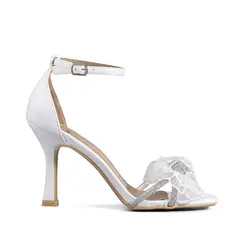 WEIDE - Sandalia Moda Taco Alto Punta Cuadrada Mujer QIU383