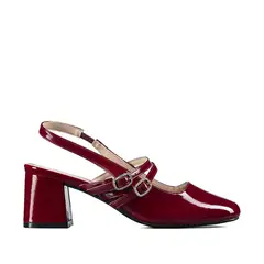 WEIDE - Zapato Taco Talón Descubierto Elegante Mujer YL053