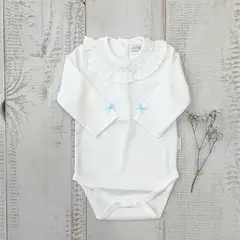 WAWA BABY DESIGN - Body Ariel Smock Celeste