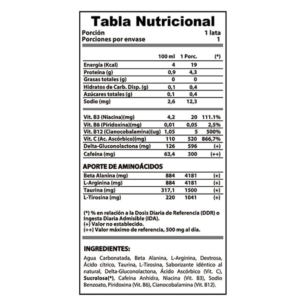WINKLER NUTRITION - PACK 6 ENERGETICAS KREATOR 473ML BUBBLE GUM - WINKLER NUTRITION