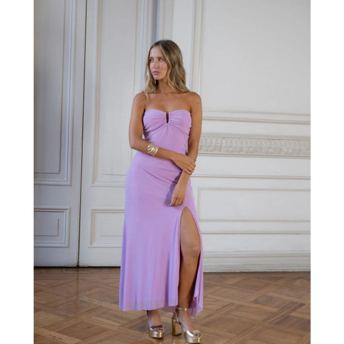 MI PLACARD - Vestido Largo de Fiesta Popi Lila