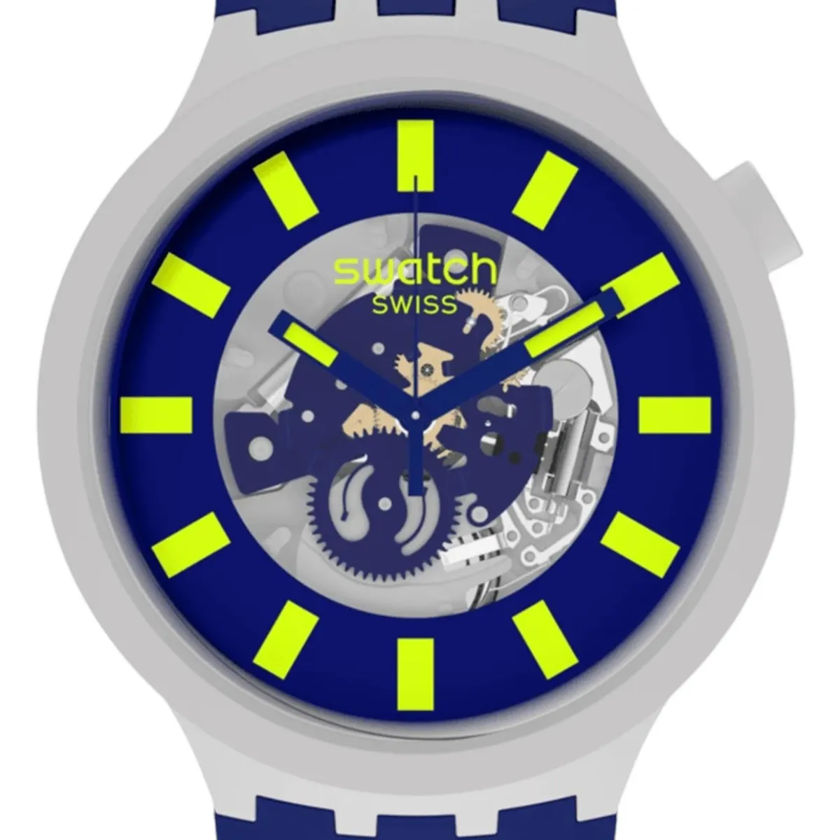 SWATCH - Reloj Swatch Unisex Bioceramic Limy Skeleton Sb03m103