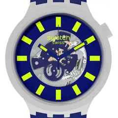 SWATCH - Reloj Unisex Bioceramic Limy Skeleton Sb03m103