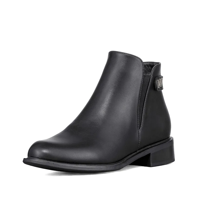 Botin Casual Mujer Eco Cuero Moda Vintage Formal ZS63