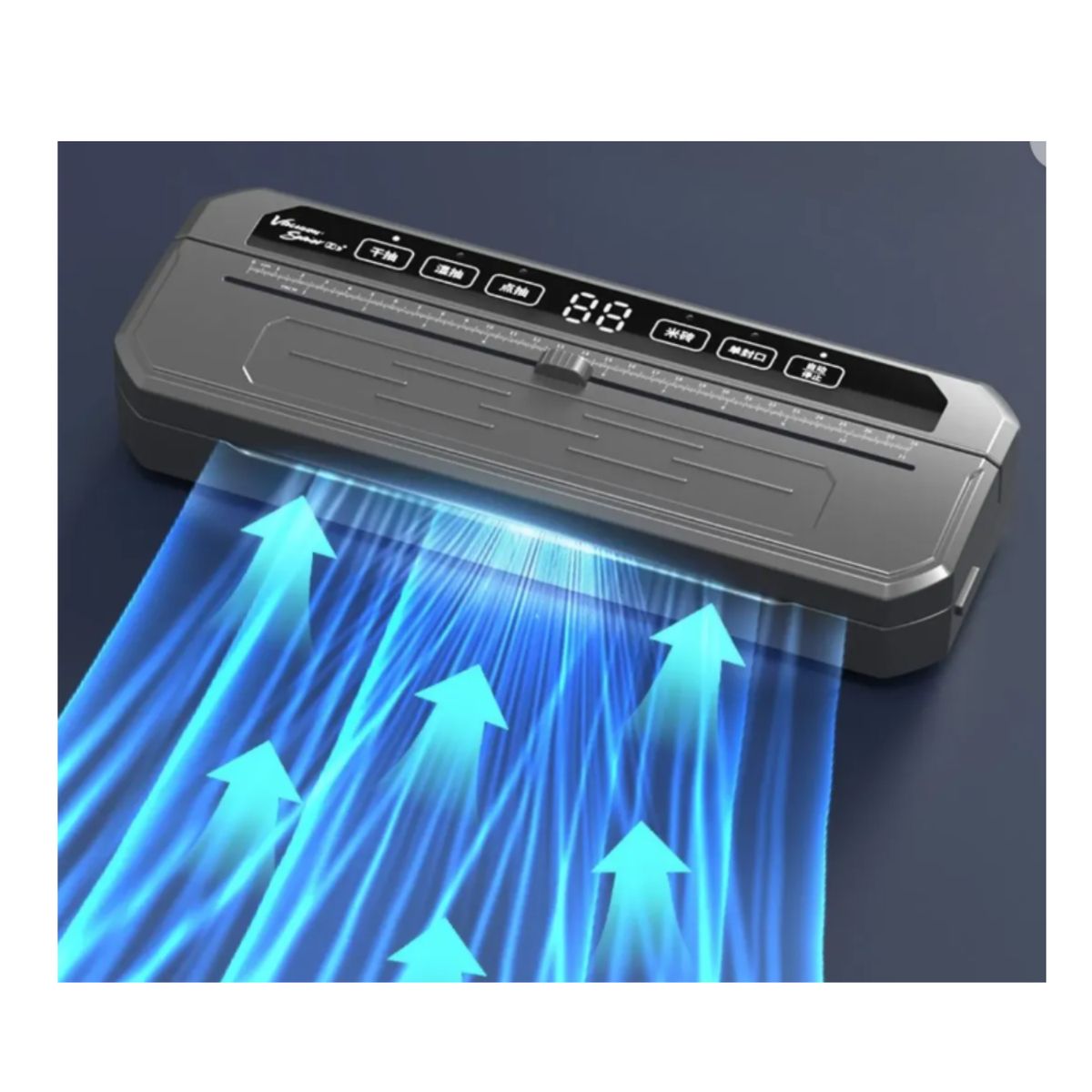 GENERICO - Selladora al Vacío Automática de Alimentos 107W - Conservación Profesional