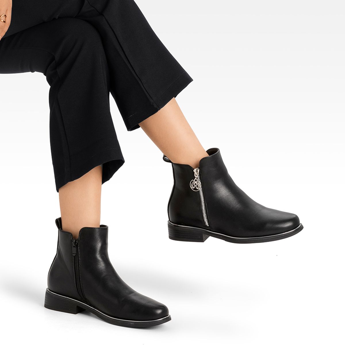 WEIDE - Botin Casual Mujer Eco Cuero Vintage Elegante Weide ZS68