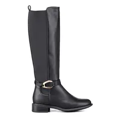 WEIDE - Bota Larga Mujer Casual Eco Cuero Moda Clasico ZS70