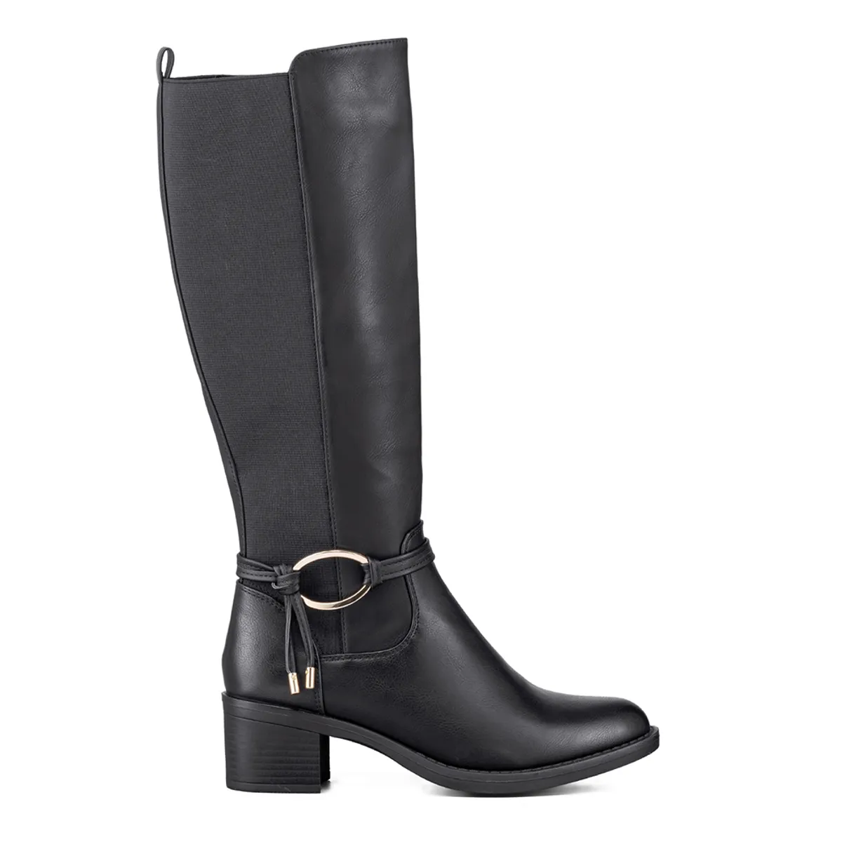 WEIDE - Bota Larga Mujer Casual Eco Cuero Tacon Grueso Weide ZS71
