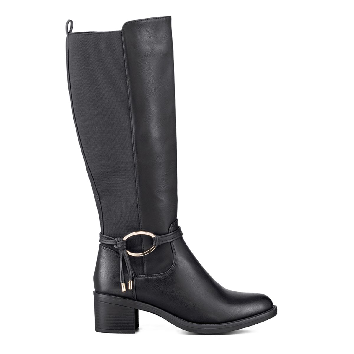 WEIDE - Bota Larga Mujer Casual Eco Cuero Tacon Grueso Weide ZS71