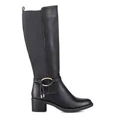 WEIDE - Bota Larga Mujer Casual Eco Cuero Tacon Grueso ZS71