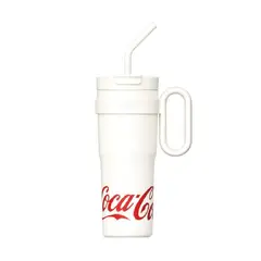 COCA COLA - Vaso mega mug para frio o caliente - Blanco 1100 ML