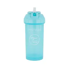 TWISTSHAKE - Vaso Con Bombilla Straw Cup 360ml - Celeste