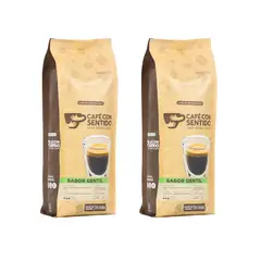 CAFE CON SENTIDO - Café con Sentido Sabor Gentil 1 kilo en grano