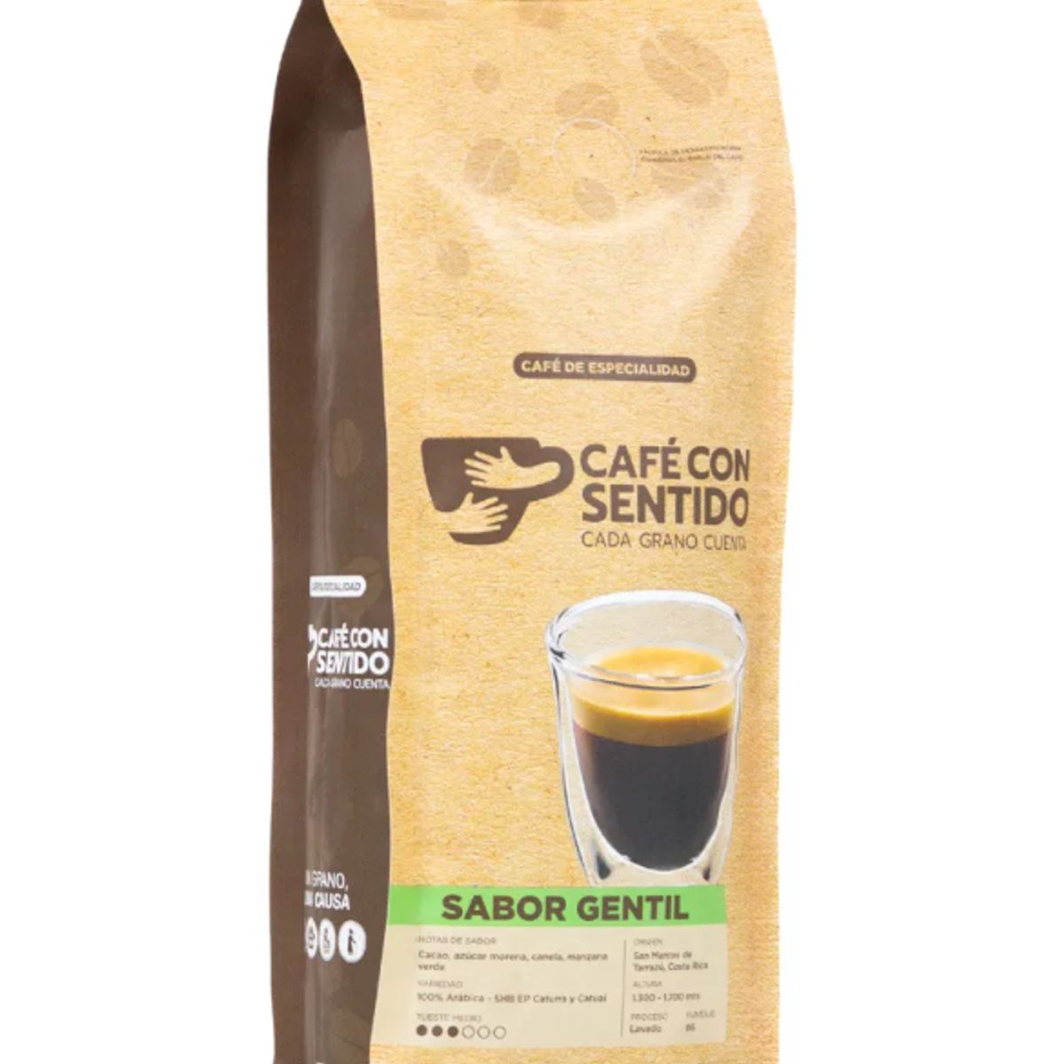 CAFE CON SENTIDO - Café con Sentido Sabor Gentil 1 kilo en grano