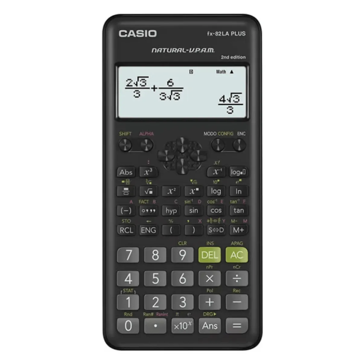CASIO - CALCULADORA CASIO FX-82LAPLUS2-BK