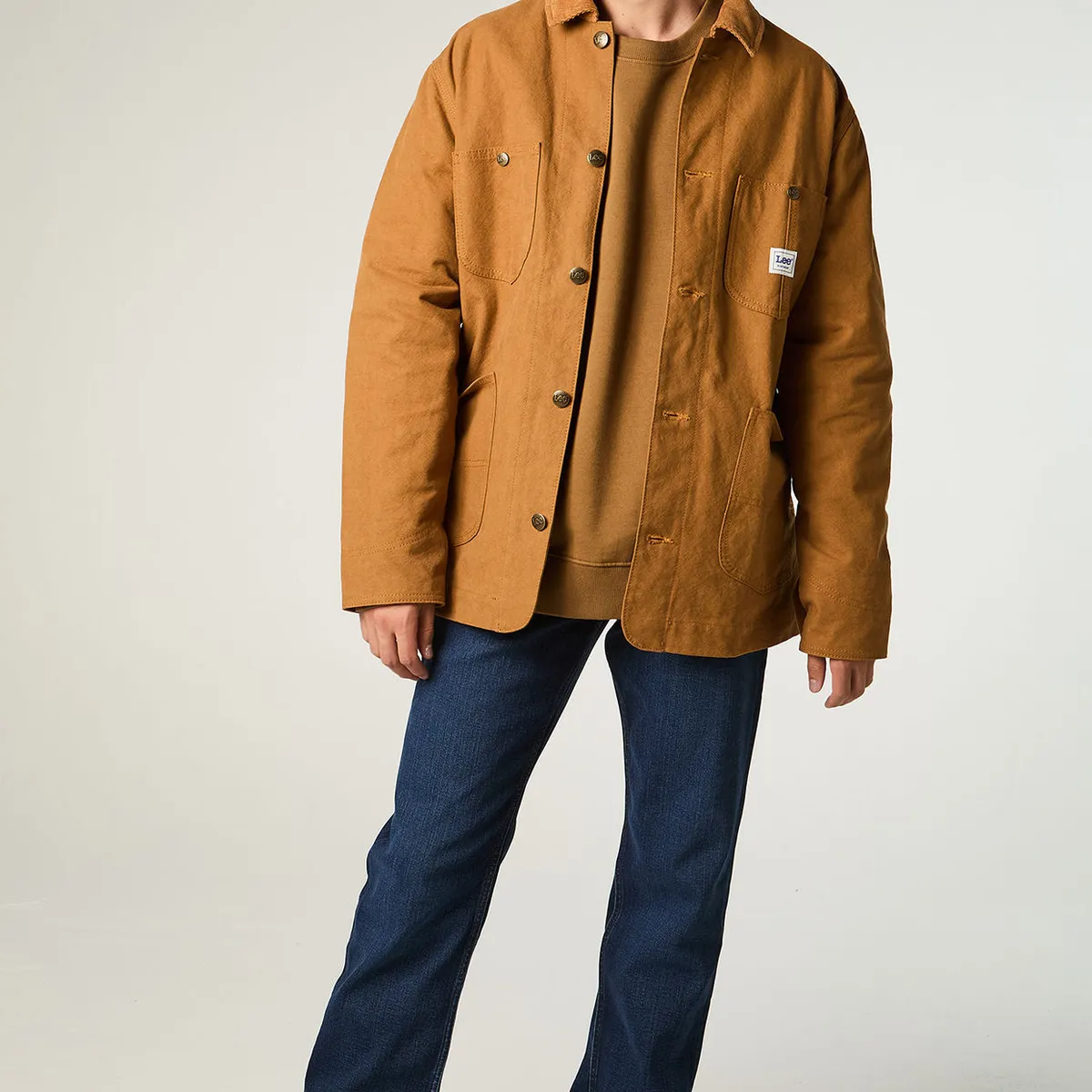 LEE - Jeans Hombre Straight Tiro Alto Azul Brooklyn