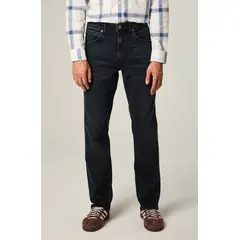 LEE - Jeans Hombre Straight Tiro Alto Azul Oscuro Brooklyn