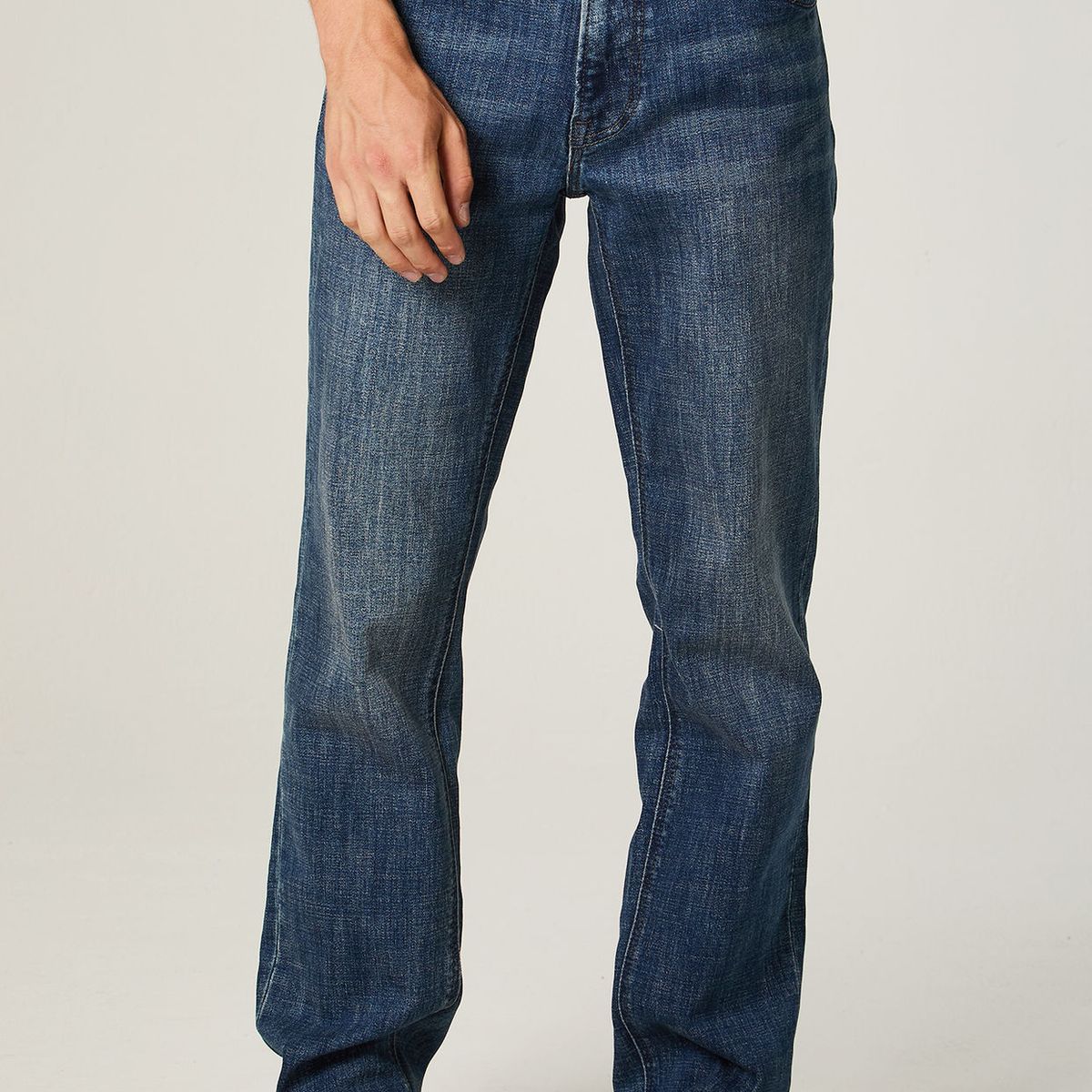 LEE - Jeans Hombre Straight Tiro Medio Azul Daren