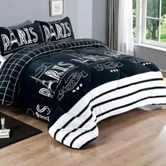 GENERICO - Cobertor De 2 Plazas Plush Liso Con Chiporro + 2 Fundas Almohada - Multicolor - 2 Plazas
