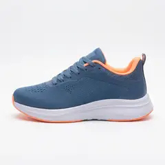 BOVINITA - Zapatilla Mujer Deportiva Azul Gris Gimnasio Running Yoga