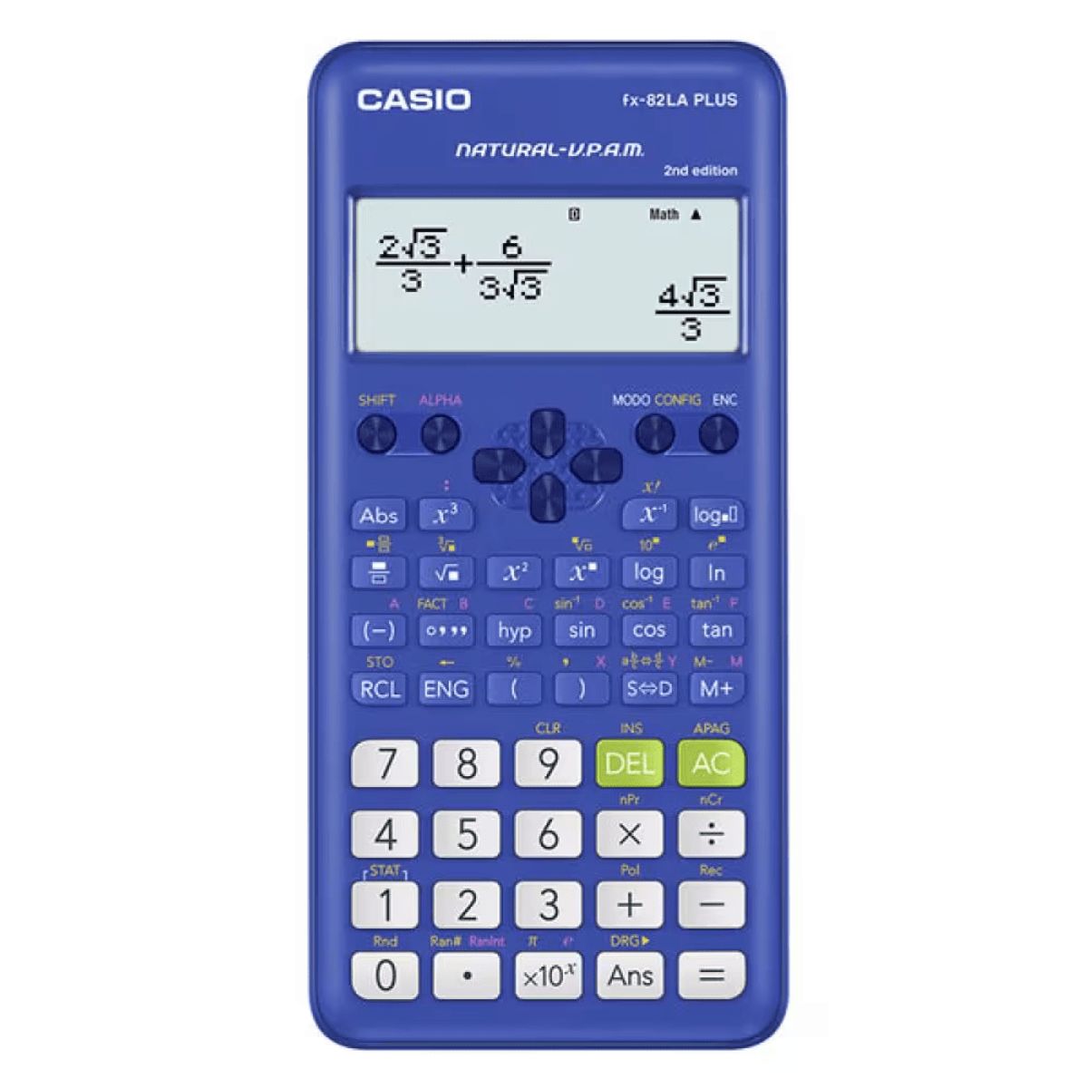CASIO - CALCULADORA CASIO FX-82LAPLUS2-BU AZUL