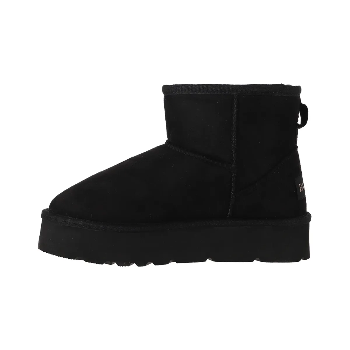BAMERS - Botas Niña Blast Short Fiber Negra Plataforma Bamers