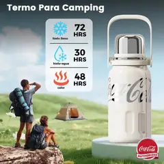 COCA COLA - Termo mega para frio o caliente - Blanco 1200 ML