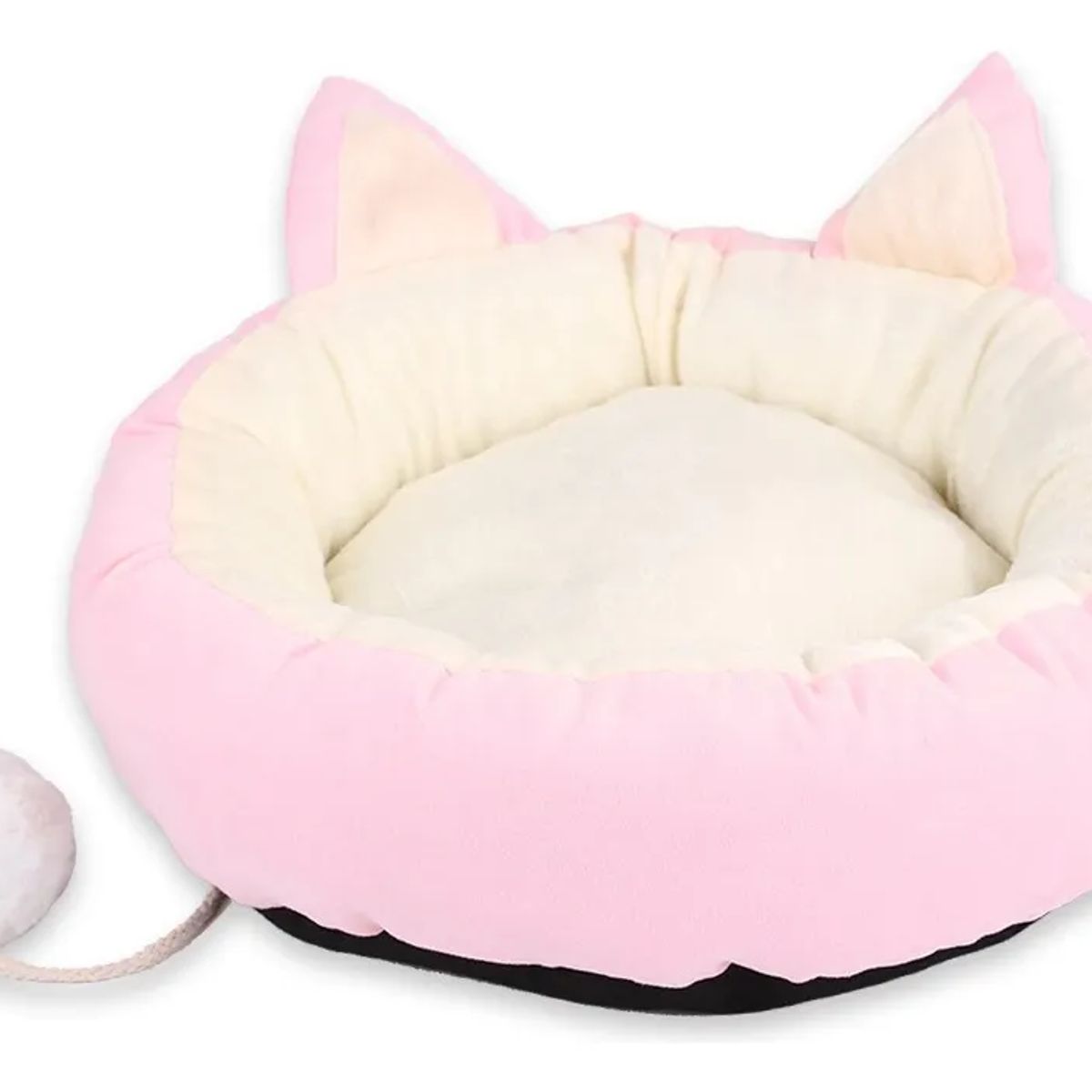 HOOPET - Cama De Gato Cómoda Antiestrés Redonda Diseño Orejas